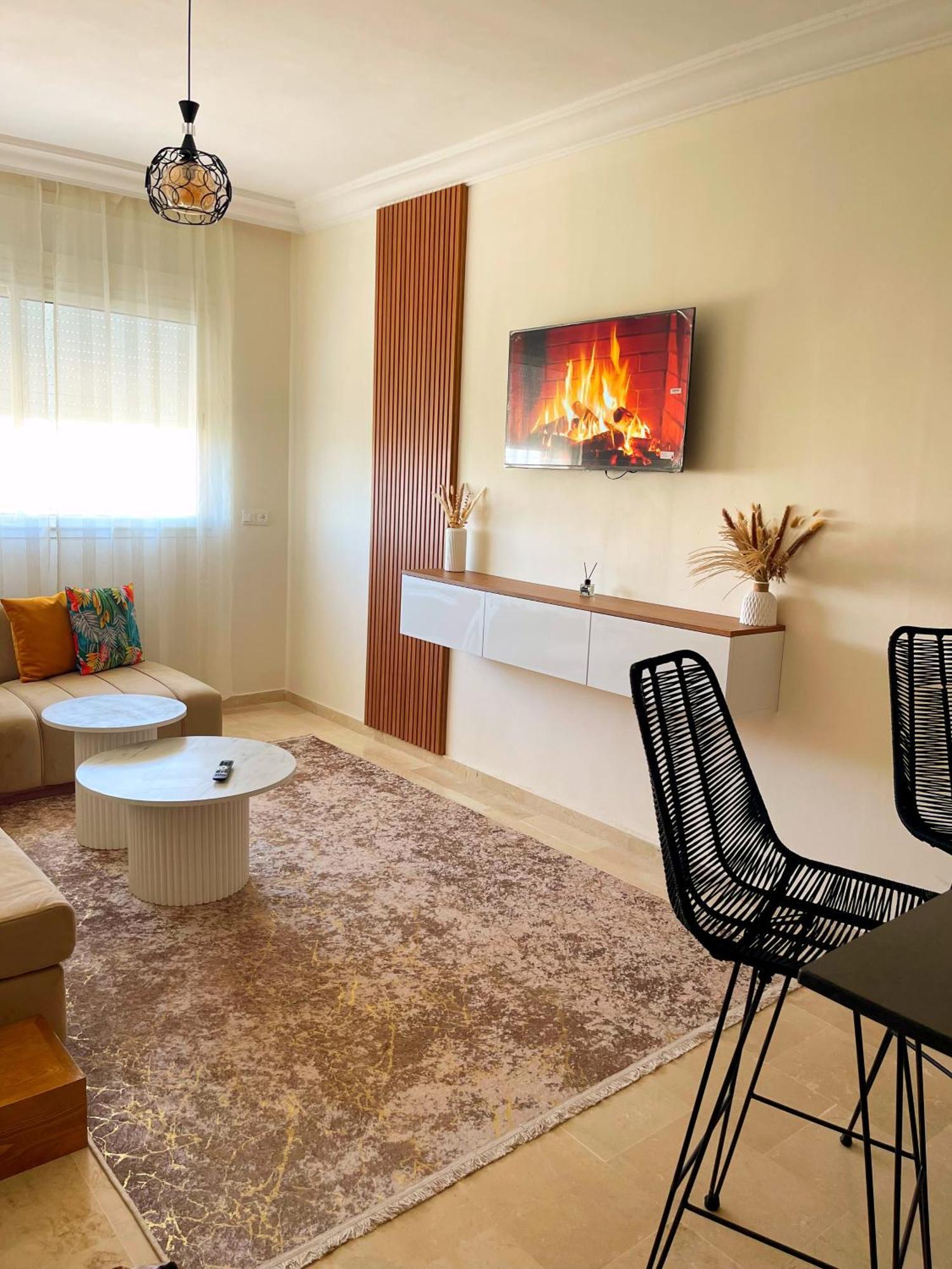 Elegant Appartement Avec Un Acces Piscine Jardin Parking Sous-Sol Et Wifi Haut Debit Fibre Optique Ταγγέρη Εξωτερικό φωτογραφία